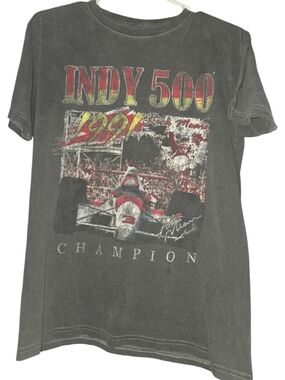 Indy Car 500 1991 Champion Rick Mears Tshirt Size Medium